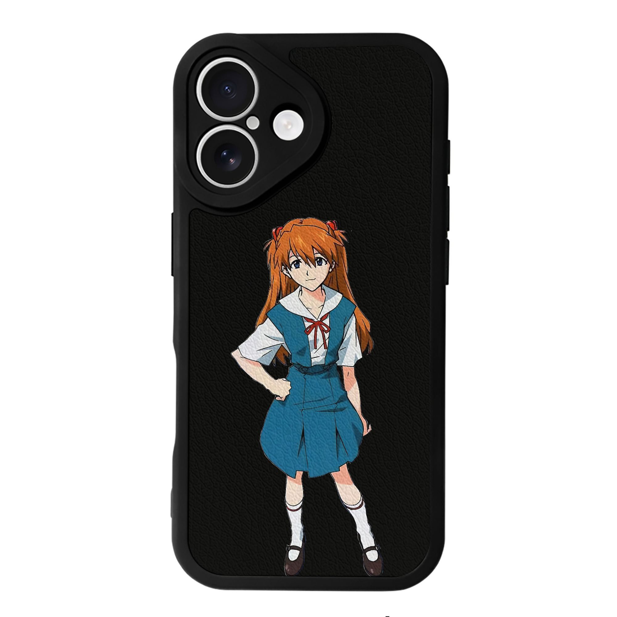 （画像用） EVA 新世紀エヴァンゲリオン 【iPhone 16シリーズ対応】シリコンスマホケース（レザー調） 材質：シリコン